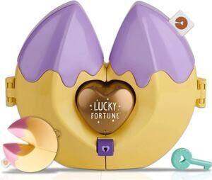 WowWee Lucky Fortune Cookie Shaped Collector's Case Jewelry Lockbox Storage Safe